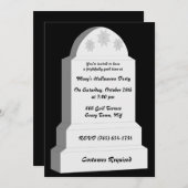 RIP Grabstein Party Einladung (Vorne/Hinten)