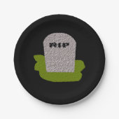 RIP Grabstein Party Teller (Vorderseite)