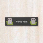 RIP Grabstein Personalisiert Hanging-Zeichen Türschild (Vorderseite )