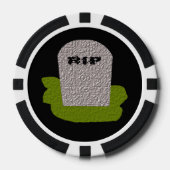 RIP Grabstein Pokerchips (Vorderseite)