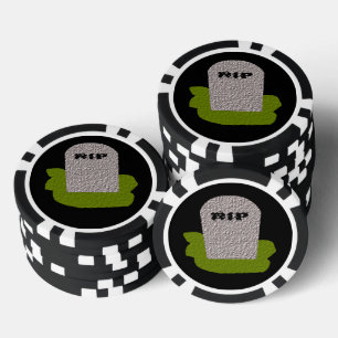 RIP Grabstein Pokerchips