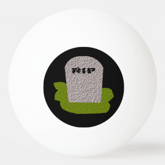 RIP Grabstein Pong Ball Tischtennisball