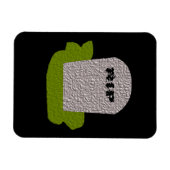 RIP Grabstein Premium Magnet (Horizontal)