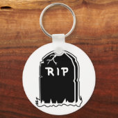 RIP Grabstein Schlüsselanhänger (Rückseite)