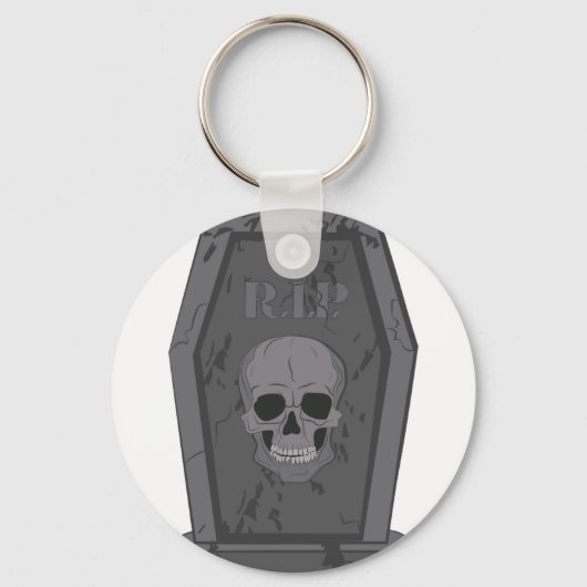 RIP Grabstein Schlüsselanhänger (Vorderseite)