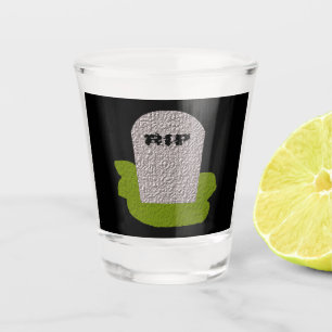 RIP Grabstein Schnapsglas