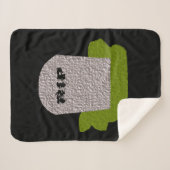 RIP Grabstein Sherpa Blanket Sherpadecke (Vorderseite (Horizontal))