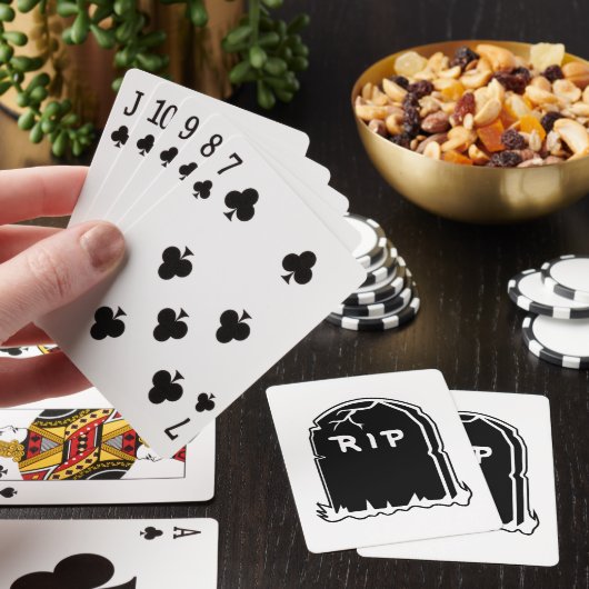 RIP Grabstein Spielkarten (In Situ)