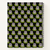 RIP Grabstein Spiral Notebook Notizblock (Rückseite)