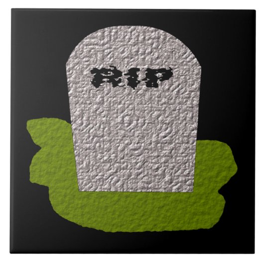 RIP Grabstein Tile Fliese (Vorderseite)
