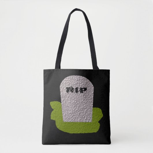 RIP Grabstein Tote Tasche (Vorderseite)