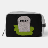 RIP Grabstein Waschbeutel (Rückseite)