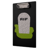 RIP Grabstein Zwischenablage Klemmbrett (Links)