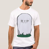 RIP Gravestone Friedhof T - Shirt (Vorderseite)