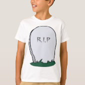 RIP Gravestone Friedhof T - Shirt (Vorderseite)