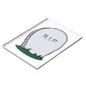 RIP Gravestone Notizblock (Linke Seite)