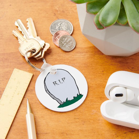 RIP Gravestone Schlüsselanhänger