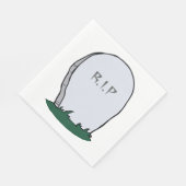 RIP Gravestone Serviette (Ecke)