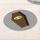 RIP Halloween Coffin der Doom Paper Untersetzer (Angewinkelt)