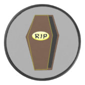 RIP Halloween-Coffin des Doom Hockey Puck (Vorderseite)
