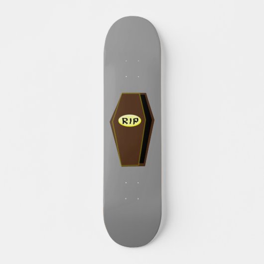 RIP Halloween Coffin of Doom Skateboard (Vorne)