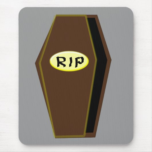 RIP Halloween-Coffin von Doom Mousepad (Vorne)