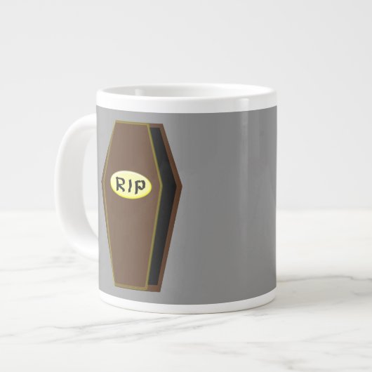 RIP Halloween-Sarg der Tasse des Untergangs (Vorderseite Links)