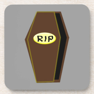 RIP Halloween-Sarg des Untersetzer der Verdammnis