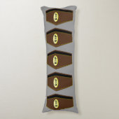 RIP Halloween-Sarg, Köpenkissen Seitenschläferkissen (Vorderseite Vertikal)