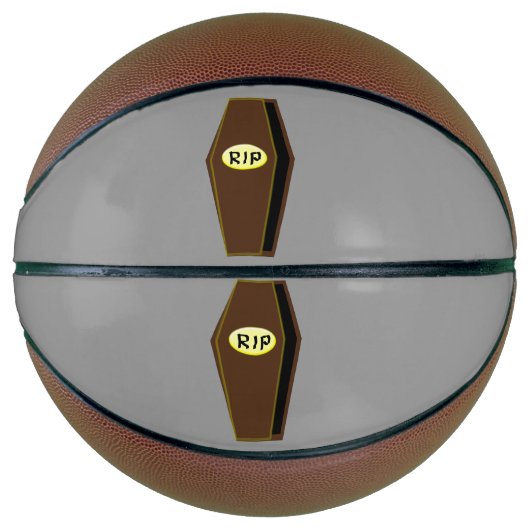 RIP Halloween-Sarg von Doom-Basketballs Basketball (Vorderseite)