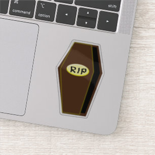 RIP Halloween-Särge Aufkleber