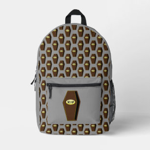 RIP Halloween-Särge Bedruckter Rucksack