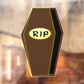 RIP Halloween-Särge Fensteraufkleber (Blatt 2)