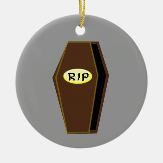 RIP Halloween-Sarge Keramikornament (Vorne)