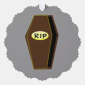 RIP Halloween-Sarge Ornament Karte (Vorderseite)