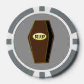 RIP Halloween-Särge Pokerchips (Vorderseite)