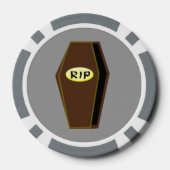 RIP Halloween-Särge Pokerchips (Rückseite)