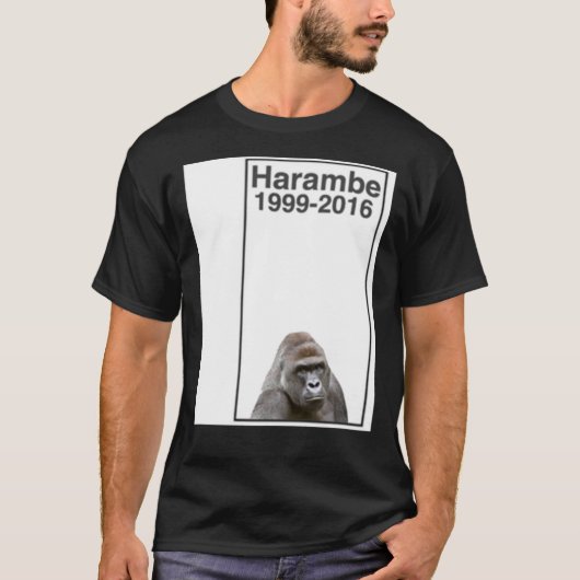 Rip Harambe 1999-2016 T-Shirt (Vorderseite)