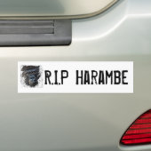 RIP Harambe Autoaufkleber (Auf Auto)