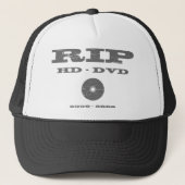 RIP HD-DVD Fernlastfahrer-Hut Truckerkappe (Vorderseite)