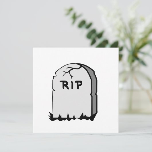 Rip Head Stone (Stehend Vorderseite)