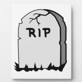 Rip Head Stone Fotoplatte (Vorderseite)