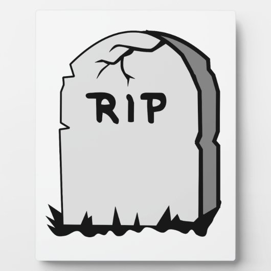 Rip Head Stone Fotoplatte (Vorderseite)