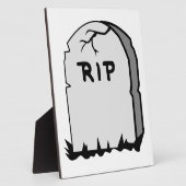 Rip Head Stone Fotoplatte (Seite)