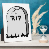 Rip Head Stone Fotoplatte (Seite)