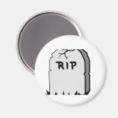 Rip Head Stone Magnet (Vorderseite/Rückseite)