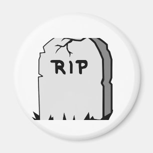 Rip Head Stone Magnet