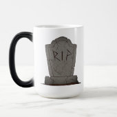 RIP Headstone Morphing Tasse (Links)