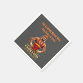 RIP Hulk Hogan - Hulkamania Forever T-Shirt Serviette (Ecke)