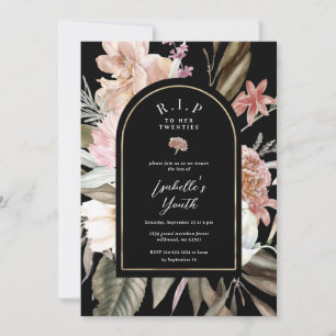 RIP Jugend 30. Geburtstag Party Einladung